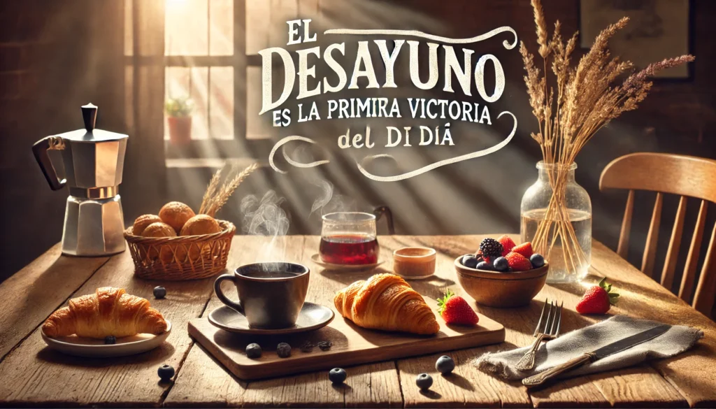 "El desayuno es la única comida que se puede disfrutar en pijama" - Desconocido
