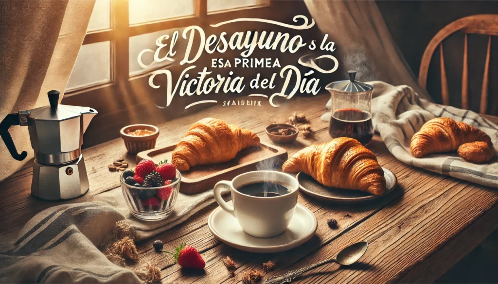 "Tu desayuno es la oportunidad de reinventarte cada día" - Desconocido
