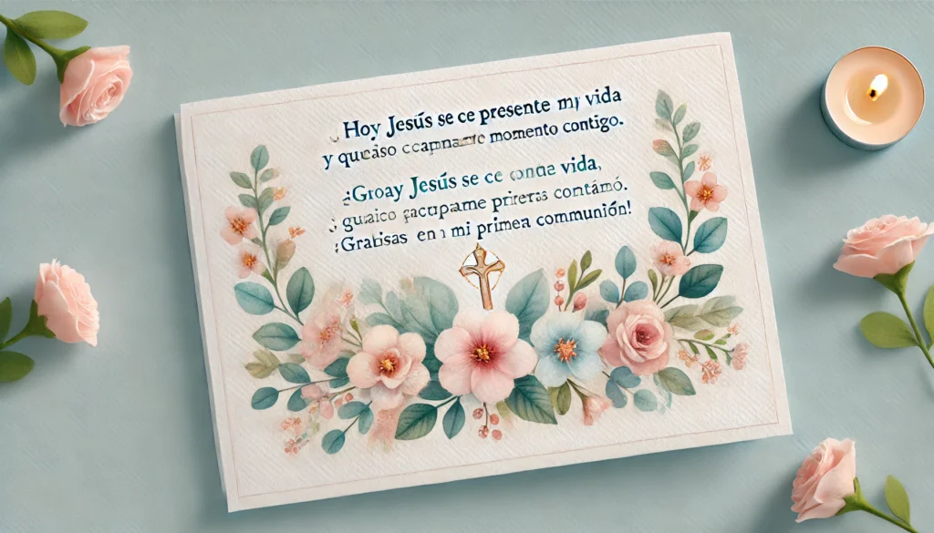 4. Quiero compartir con ustedes la alegría de recibir a Jesús en mi corazón por primera vez el día ….

