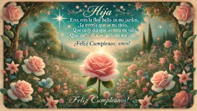 “El día que naciste, el mundo se llenó de luz. Tu sonrisa es mi sol, tu amor mi refugio. ¡Feliz cumpleaños, mi princesa!” “Hija, eres un regalo del cielo,