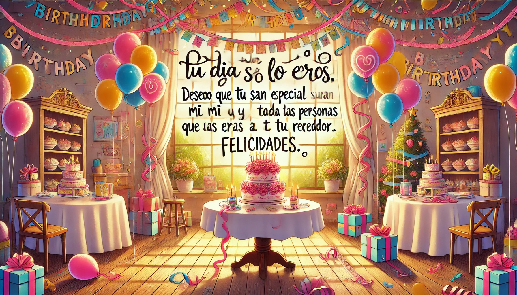 Eres la realización de un sueño y celebro todo el año la felicidad de tenerte en mi vida. ¡Feliz cumpleaños, princesa!