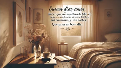 2. Buenos días mi amor, dejarse querer también es de valientes y yo quiero quererte a ti, te adoro.