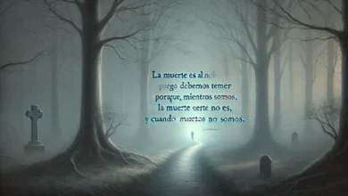 “A menudo el sepulcro encierra, sin saberlo, dos corazones en el mismo ataúd.”