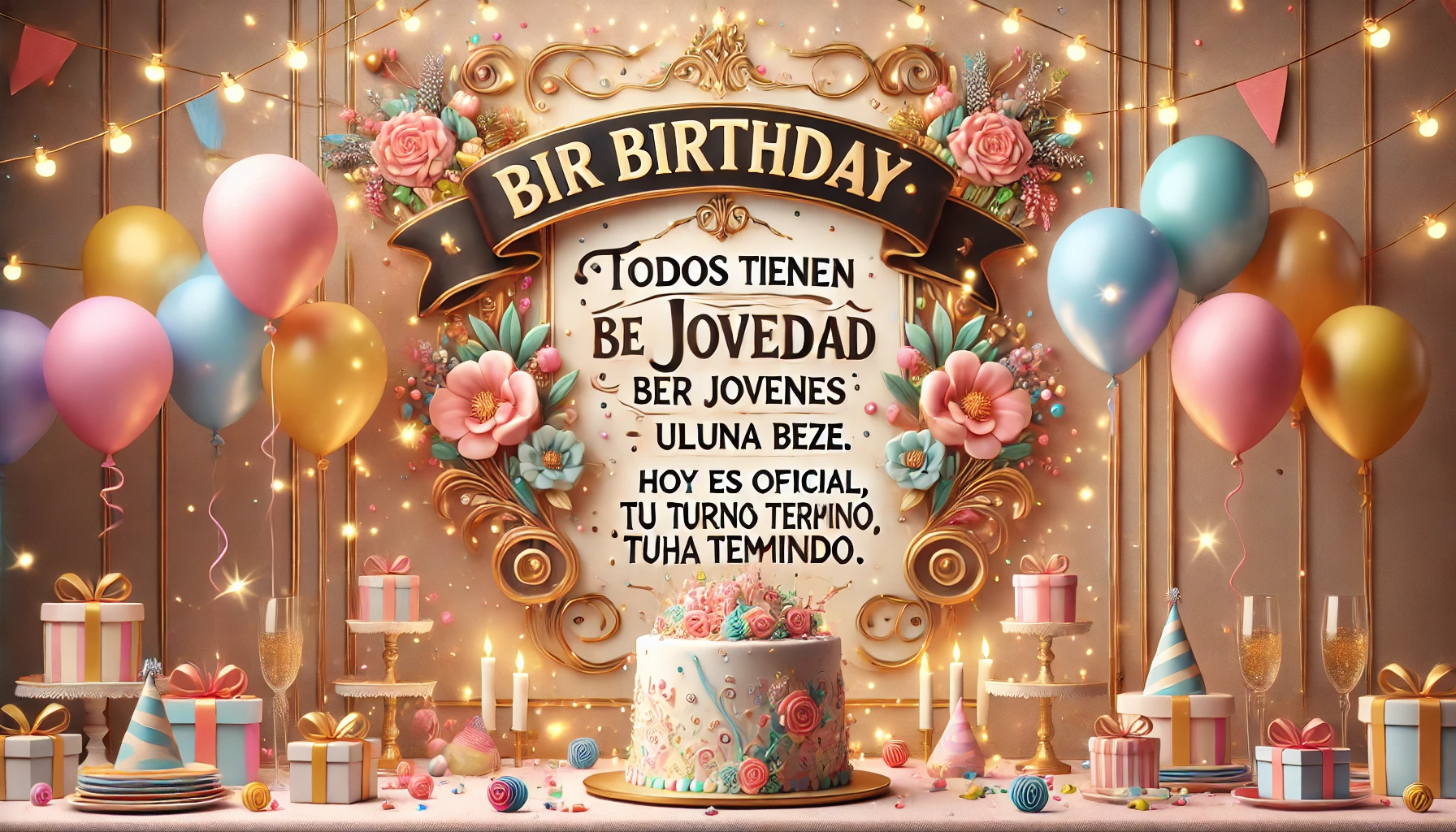 Un verdadero amigo se acuerda de tu cumpleaños, pero no de tu edad.