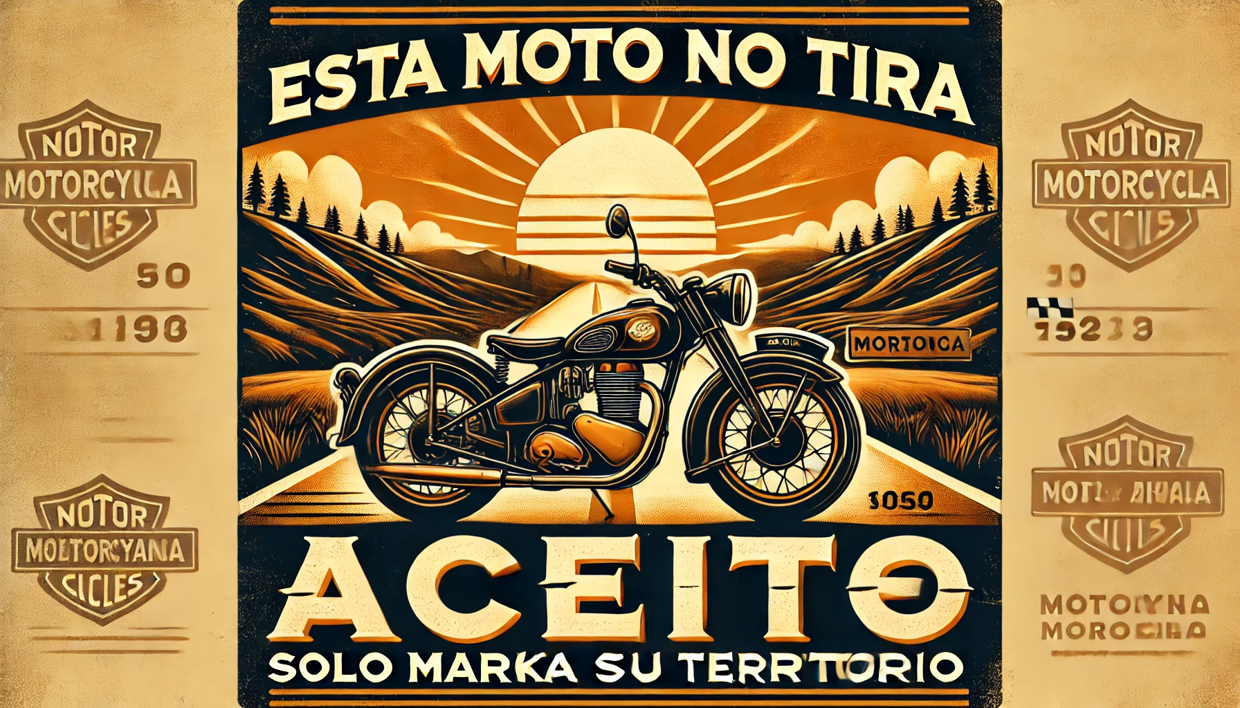 “Las motos son como las esposas; si no es tuya, no la toques “