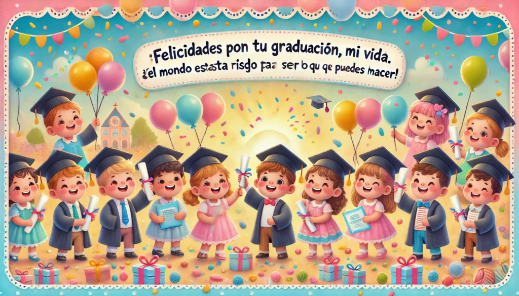 Felicidades a nuestro pequeño gran explorador en su día de graduación.