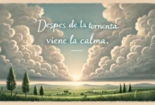 No siempre puedes escapar de la tormenta, por eso debes aprender a hacerle frente.