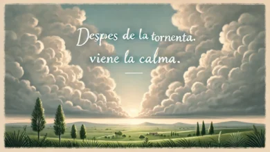 No siempre puedes escapar de la tormenta, por eso debes aprender a hacerle frente.