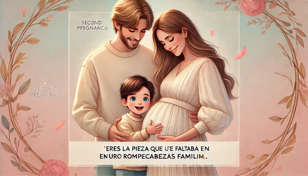 Nuestra familia está completa ahora que estás aquí.
