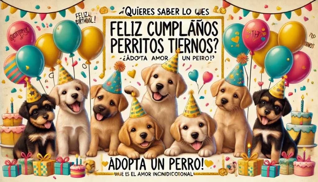 "23 Dulces Frases de Feliz Cumpleaños para Perritos Tiernos | ¡Celebra el Día Especial de tu Perro con Amor!" 3 Las mascotas nos enseñan el verdadero significado de la lealtad y el cariño incondicional.