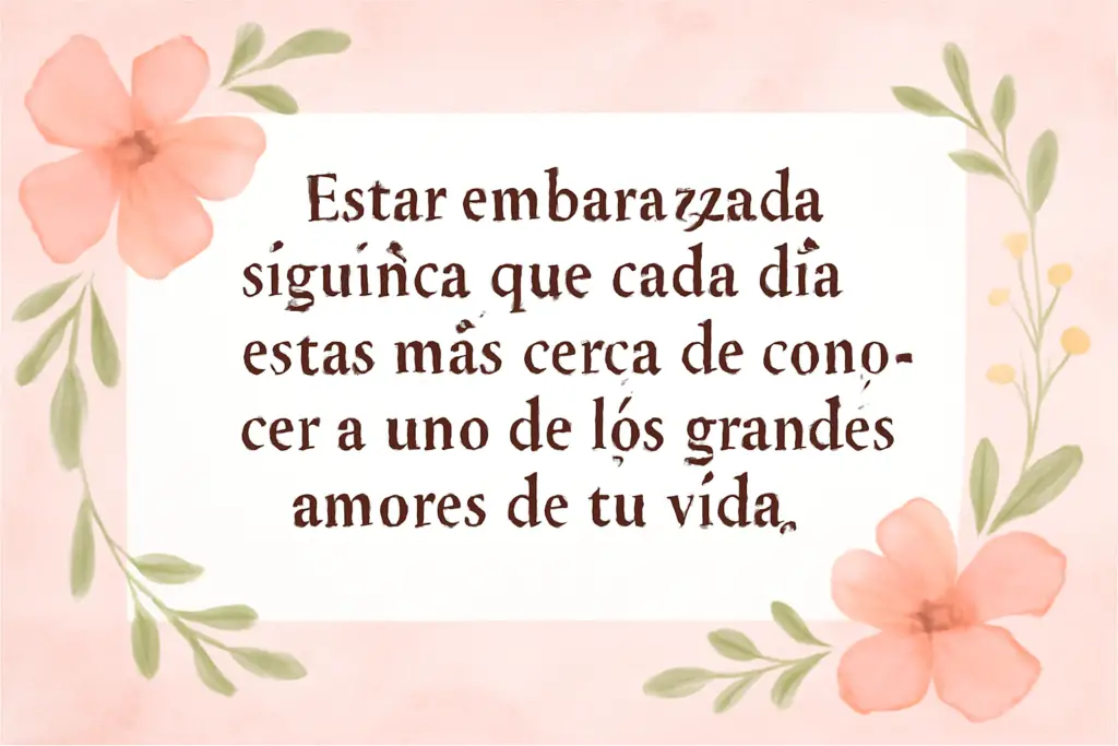 Frases Originales y Creativas para Revelar Tu Embarazo: ¡Descubre Las Mejores Ideas! 2 La maravilla de la vida comienza en el vientre de una mujer
