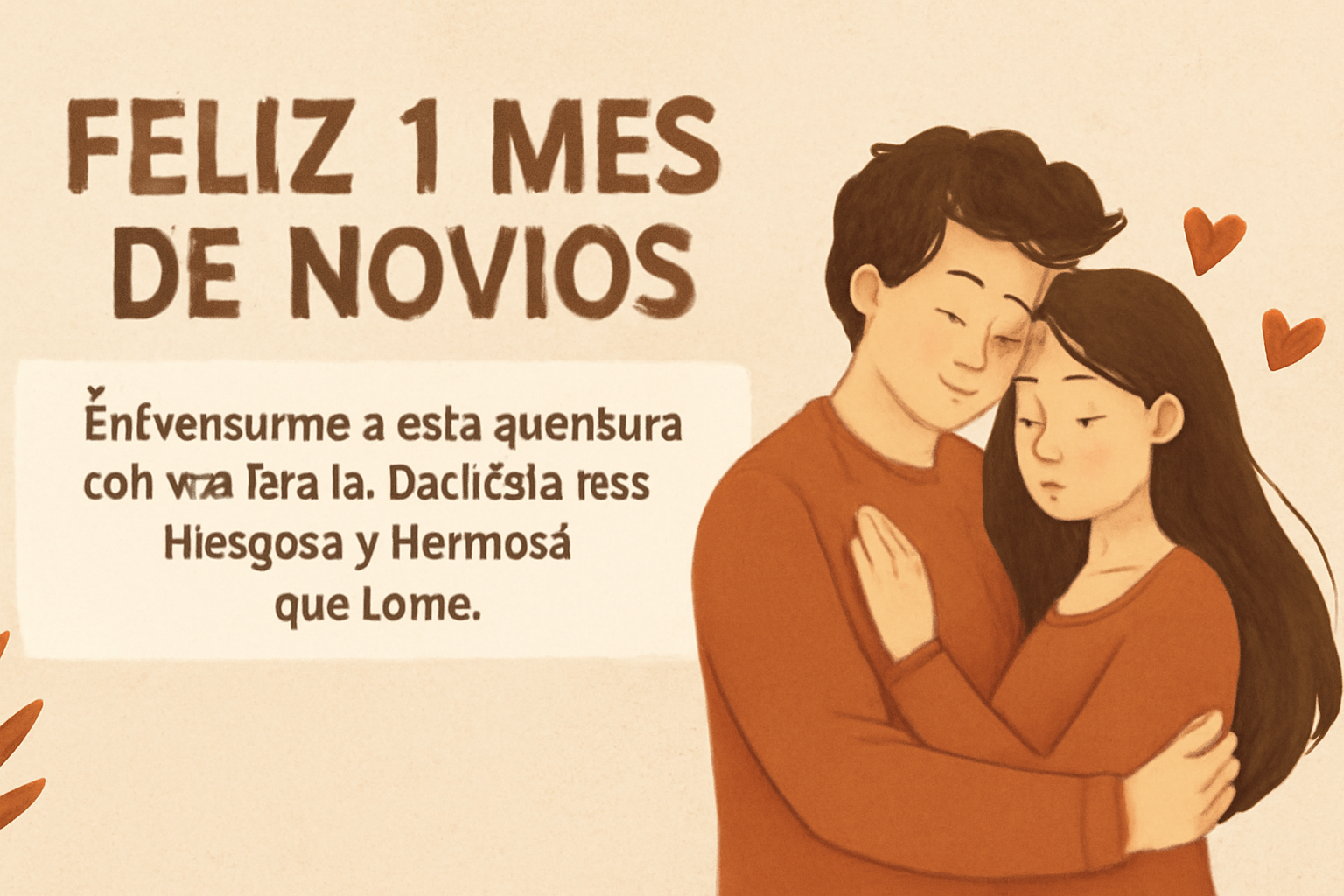 21 Frases Originales para Celebrar el Primer Mes de Novios: ¡Feliz 1 Mes de Novios! 💖 1 Recuerdo el primer día que te conocí y me pongo feliz de saber que hoy te amo mil veces más.