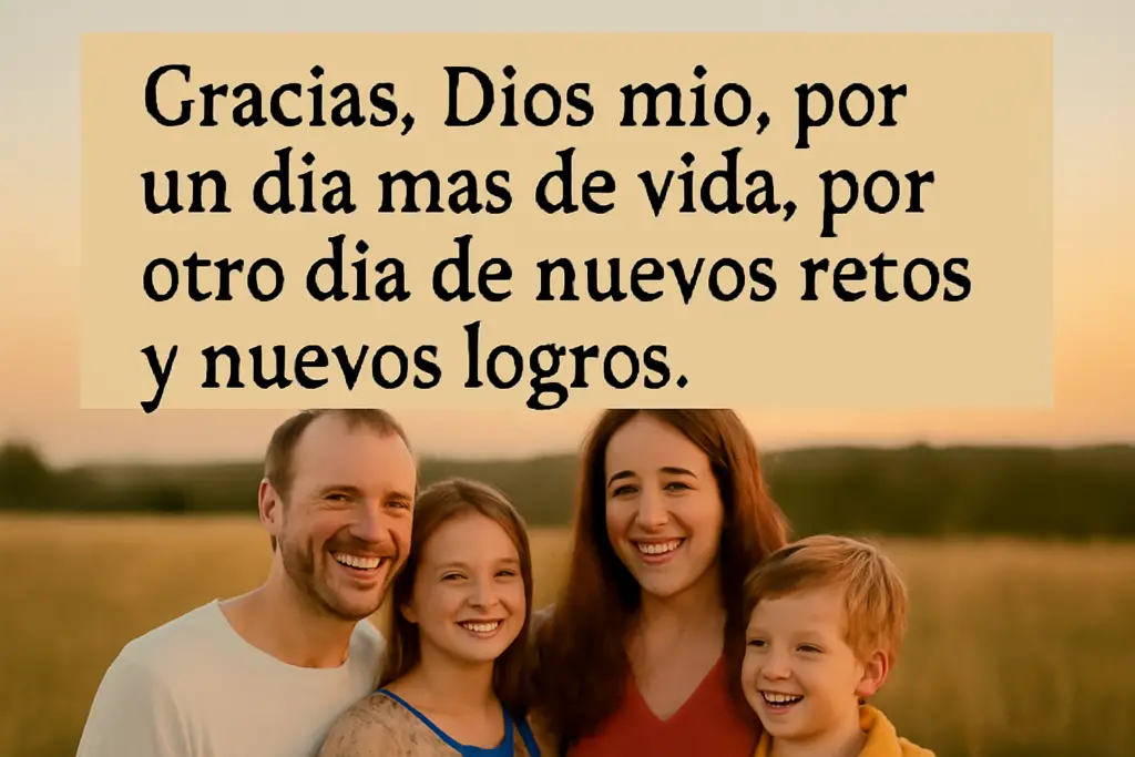 Familia Bonita: 23 Frases Originales de Agradecimiento a Dios que Tocan el Corazón 3 Doy gracias a Dios por protegerme hoy y por estar a mi lado en cada momento de mi vida.