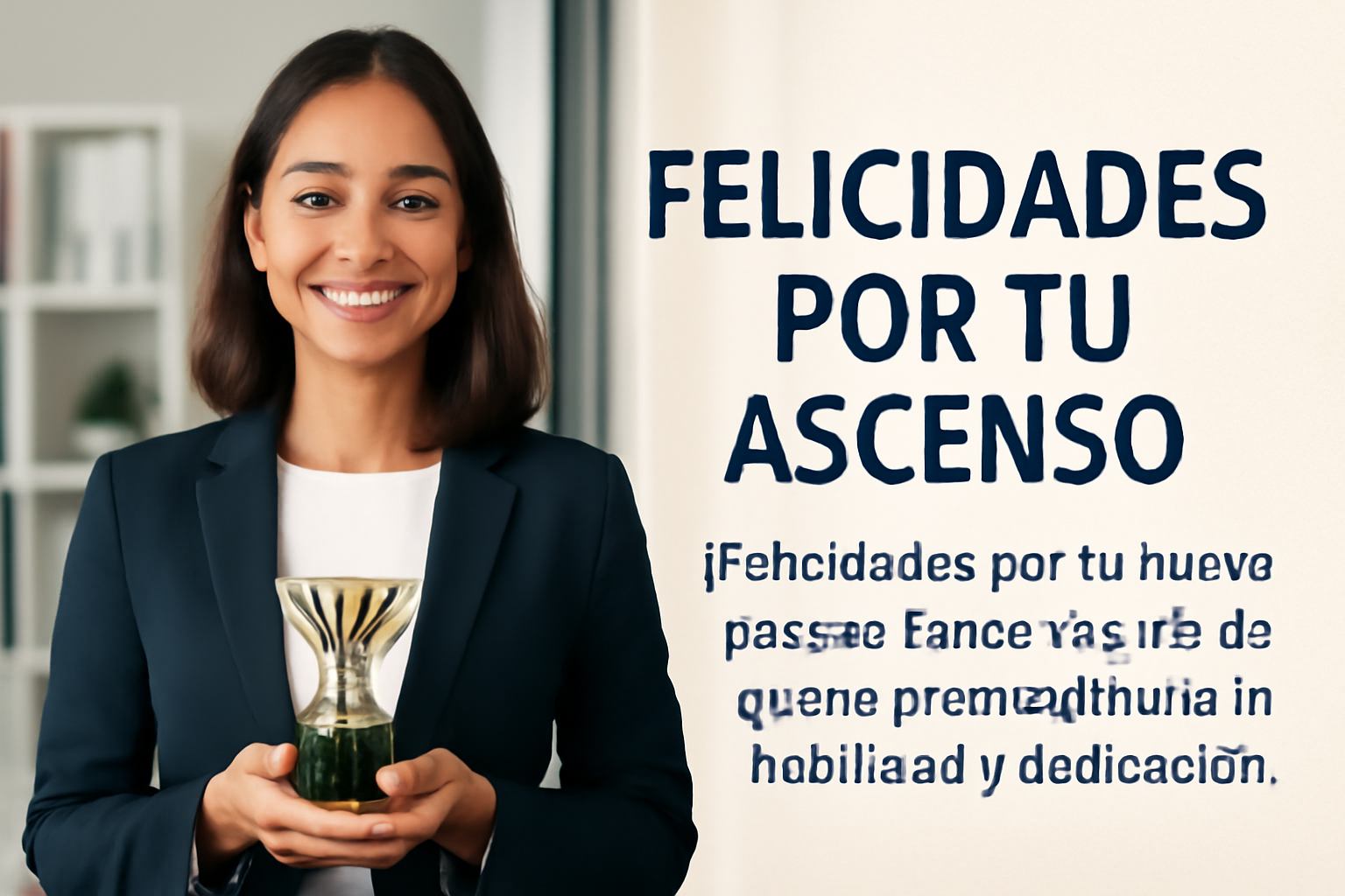 Felicidades por tu ascenso: 21 frases originales con emojis para celebrar el logro profesional 1 “Mis más sinceras felicitaciones por tu reciente promoción. Espero que tu nuevo rol te traiga muchos logros y satisfacciones.”