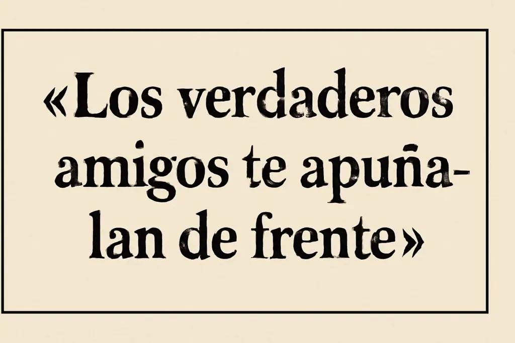 Frases para gente interesada y falsa: 22 frases largas con emojis para desenmascarar hipócritas 2 «La prosperidad hace amistades y la adversidad las prueba»