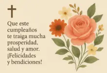 ¡Que Dios te bendiga en este día tan especial! Te deseo un feliz cumpleaños y un año lleno de logros.